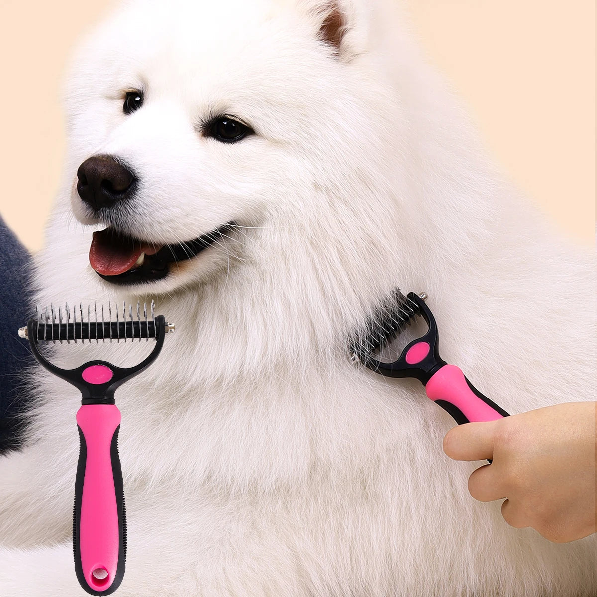 Knot Comb — Dual Side Hair Removal + Mat Detangler