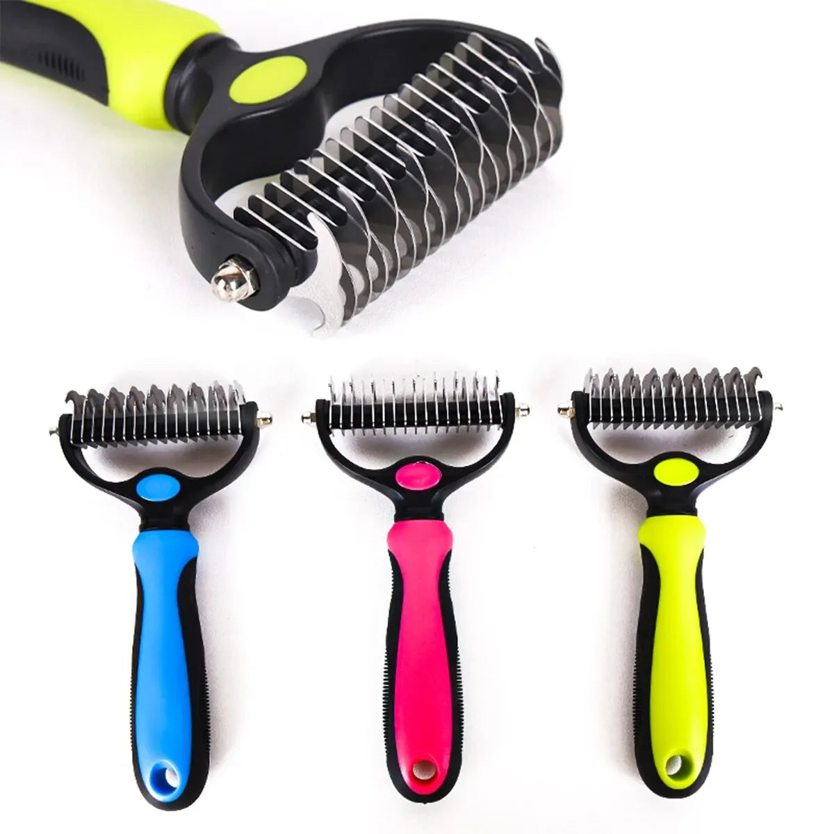 Knot Comb — Dual Side Hair Removal + Mat Detangler