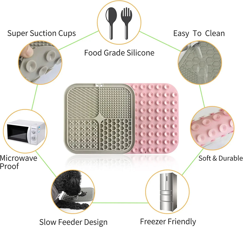 Calming Lick Mat — Anti-Anxiety Multi-Context Mat for Dogs
