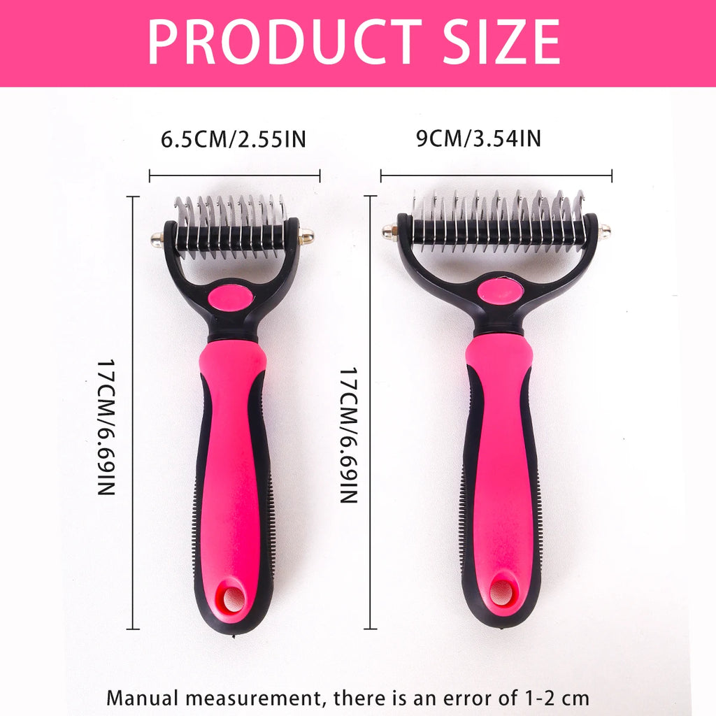 Knot Comb — Dual Side Hair Removal + Mat Detangler